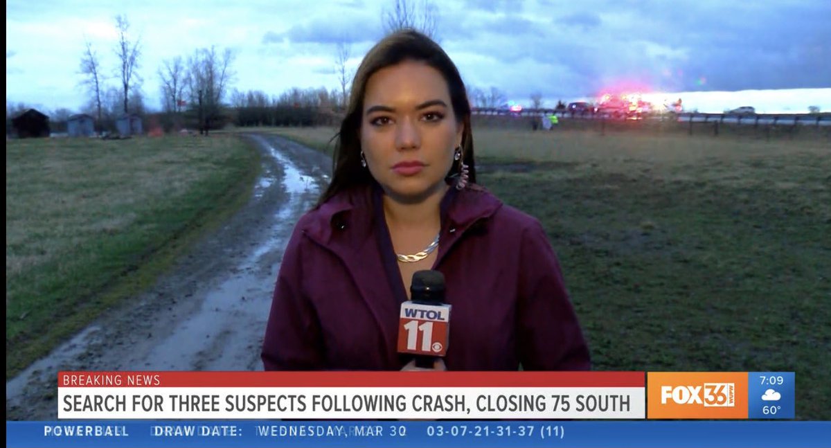 TiffanyTarpley's tweet photo. We are LIVE right now on #FOX36 covering breaking news of a crash that’s shutdown part of I-75 north of Lima. @ariylonstott is following the latest from the scene @WTOL11Toledo https://t.co/WUWR2oASQ7