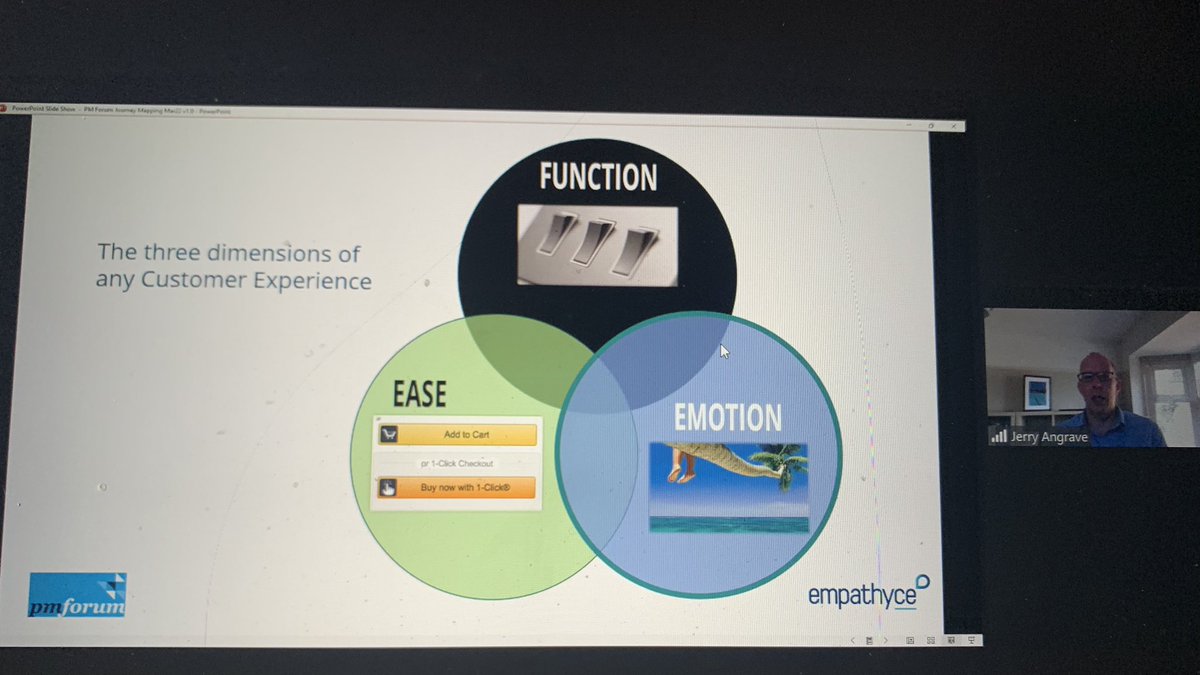 The <a href="/PMForumNW/">PM Forum North West</a> is underway. <a href="/JerryAngrave/">Jerry Angrave</a> talking 70+ <a href="/PMFGlobal/">PM Forum</a> members through the 3 dimensions of #customerexperience