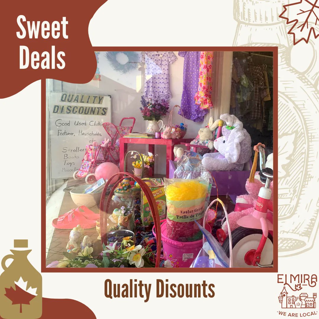 Visit Quality Discounts to get 30% off store-wide, excluding newer consignments or existing 1/2 priced items. There are only a few days left so you’ll want to hurry in before it’s too late! For more info, visit buff.ly/3iCmjut.
#WeAreLocal