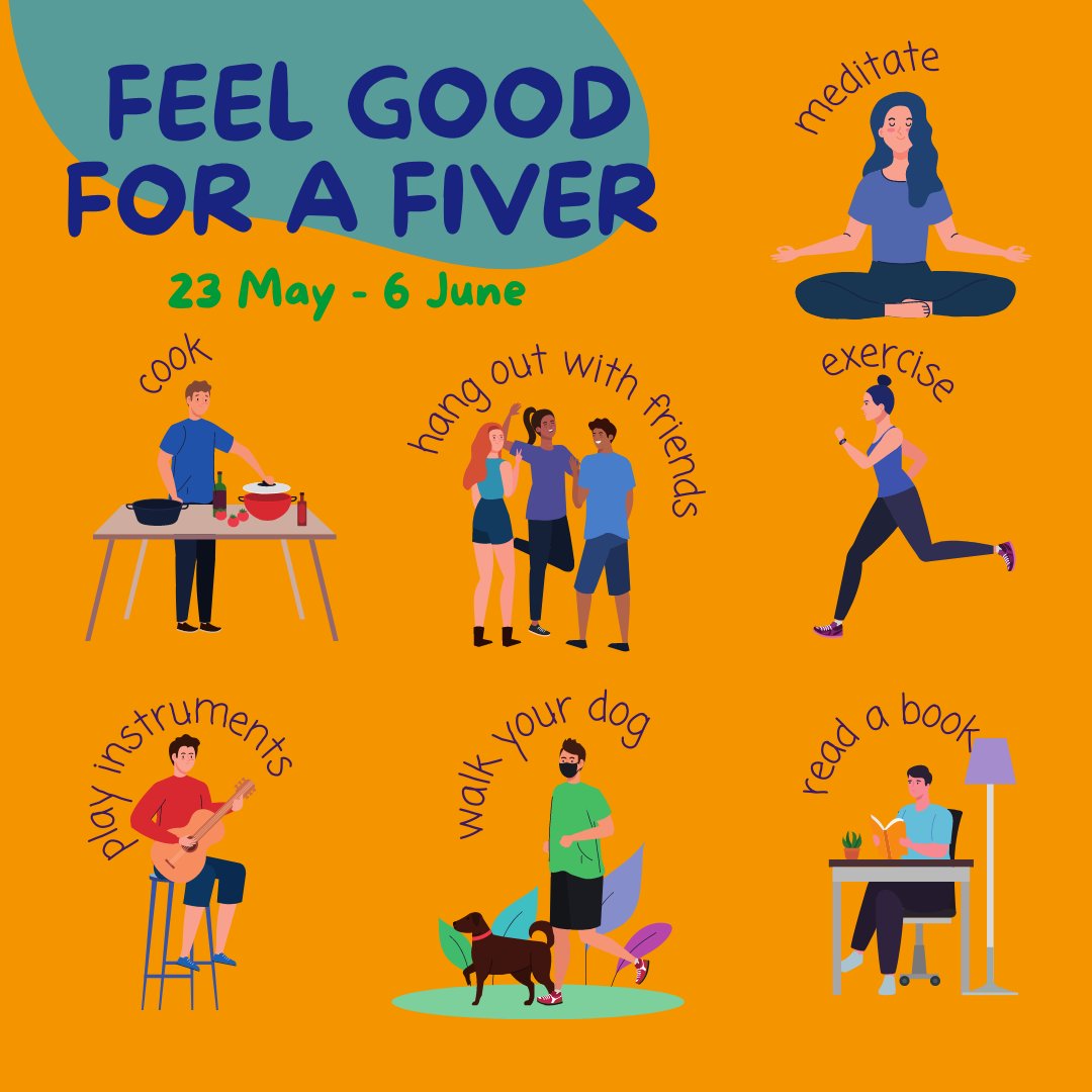 AgeUKNotts's tweet photo. You don't have to climb Everest or run a marathon to raise money. We all need a break right now. That's why our Feel Good for a Fiver campaign is encouraging you to do whatever makes you feel good to raise money for Age UK Notts.
https://t.co/JdGG2iGOhL
#FeelgoodFor5 https://t.co/TjK5XKrQmi