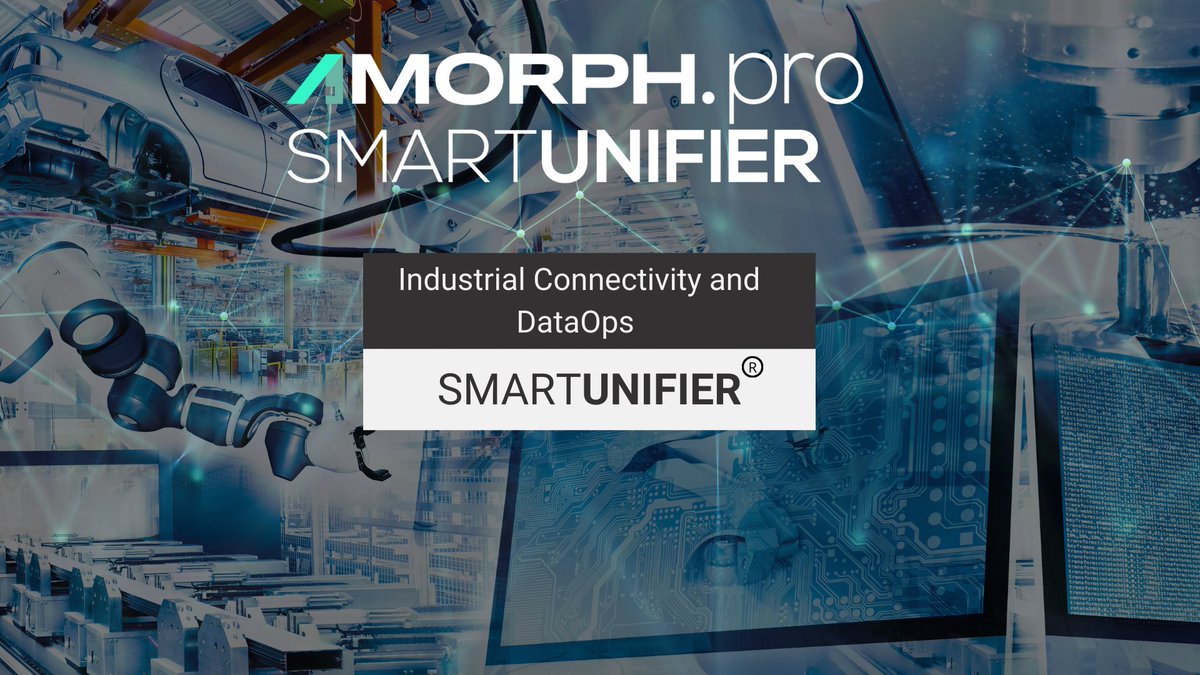 AMORPHpro's tweet photo. NEW BLOG:In today’s manufacturing industry, companies are choosing Industrial Connectivity and DataOps as their key enablers of digital transformation. SMARTUNIFIER simplifies the Industrial Connectivity and DataOps process. https://t.co/8aRzXWC0Md #dataops
#SMARTUNIFIER https://t.co/9FCr1caXLD