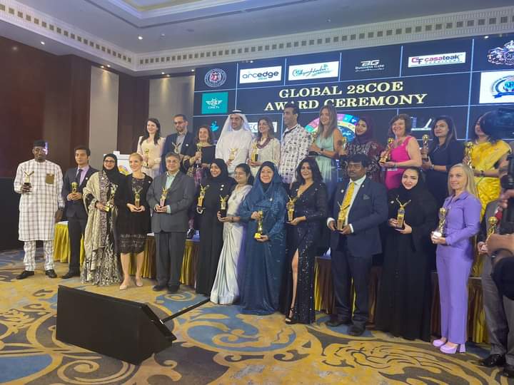 Gratianho's tweet photo. Congratulations on being an awardee at Global 28COE Awards 
 #28COEGrandEvent #28COEPhotos
#28Coe #28CoeCoreValues #28COEAwardee 
#28CoreValues #28CoreValuesBook 
#Global28CoeAwardCeremony
#28CoeMembers #28CoeBookLaunch #28coedubaievent #28CoeTeam #NEOCS #BilalAhmadBhat https://t.co/o4q2IWdp81