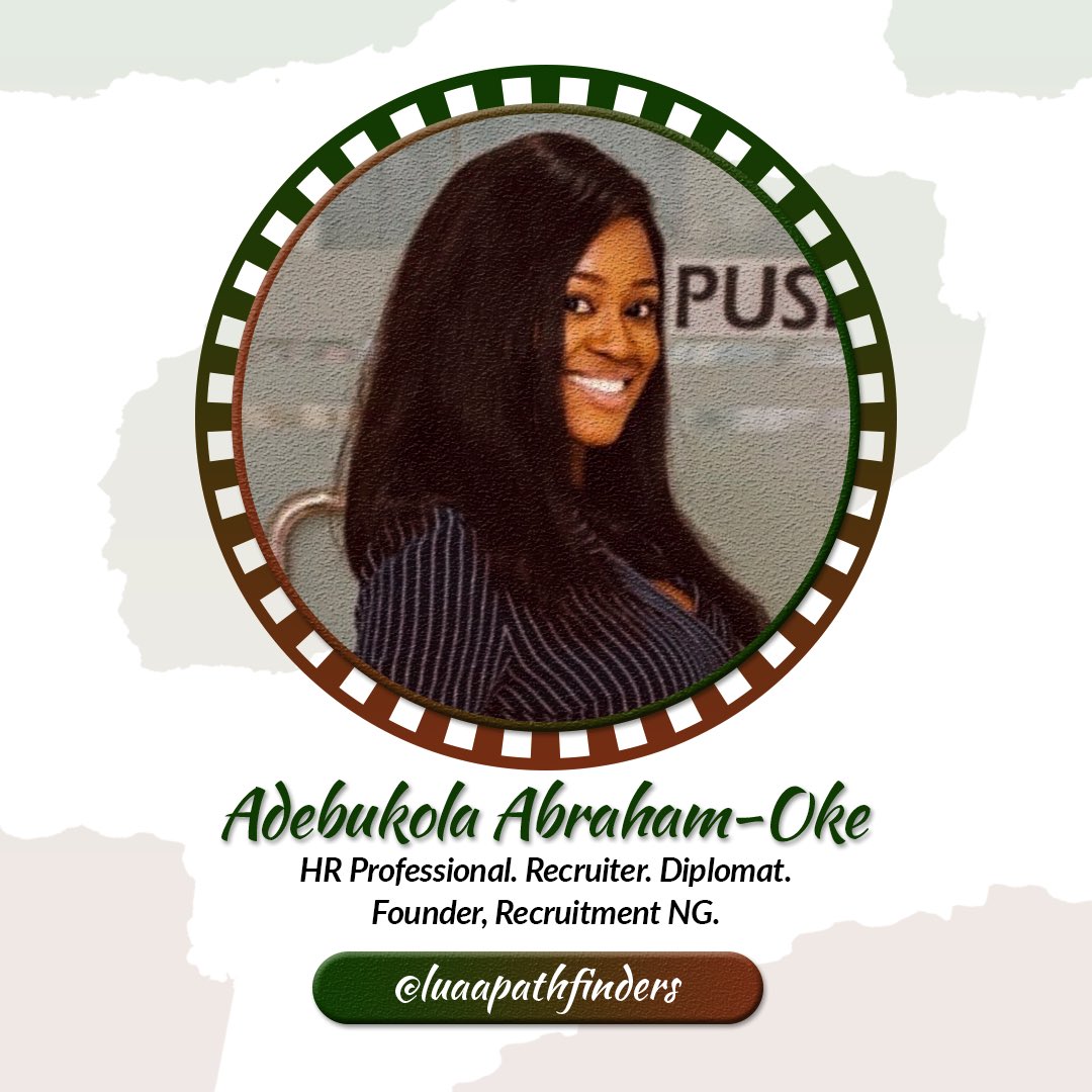 luaapathfinders's tweet photo. Meet Adebukola Abraham-Oke (@ adebukola_oke), a Pathfinder and an alumni of the Class of 2015, the Dynamic Set.
Bukola is a graduate of International Relations who pursues a career in Human Resource Management. Her experience spans
#LUAA #HRProfessional #SheFocused #SheGoals https://t.co/VcxxtC1Dpp