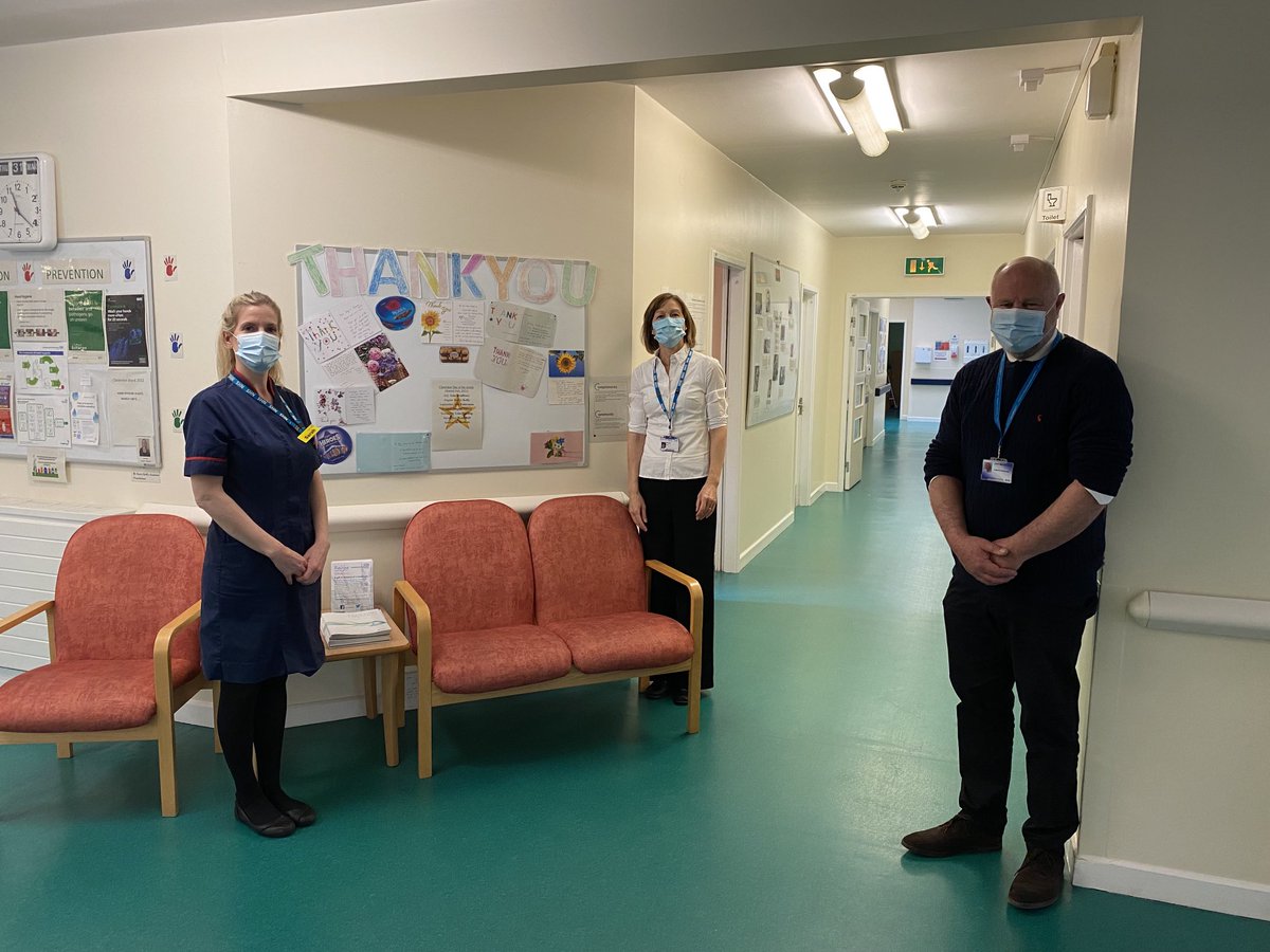 Thank you to all the staff involved in the visit to LPT Clarendon and Beechwood ward today by our Chair Cathy Ellis and UHL Chair John MacDonald. We saw staff going above and beyond to provide great care to patients of LLR #teamofteams