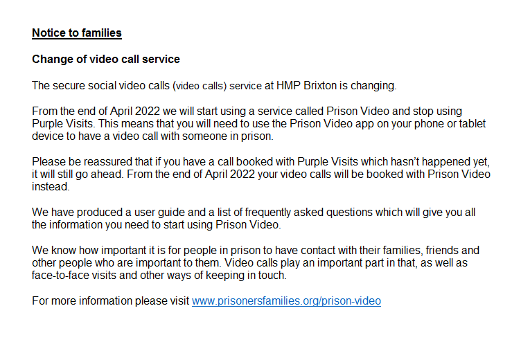 HMP Brixton (@hmp_brixton) on Twitter photo 