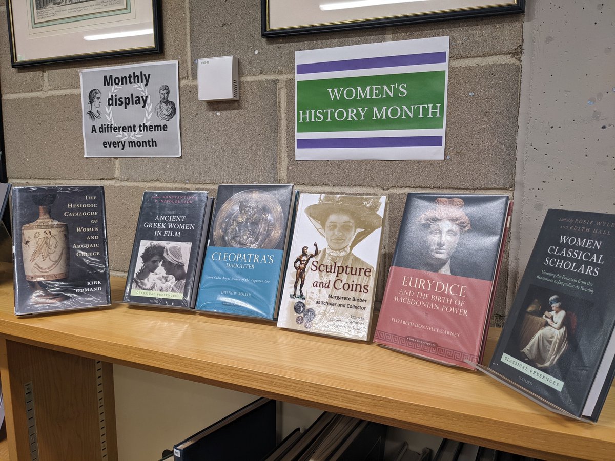CFLcam's tweet photo. All this month we've been celebrating #WomensHistoryMonth with our book display!
It's changed a bit as folks browsed and borrowed. If you want to check out the original selection, take a peek here 🔗👉 https://t.co/AnyIQzyboe
#classicslibrary #womeninclassics https://t.co/hV2Ao2SV2p