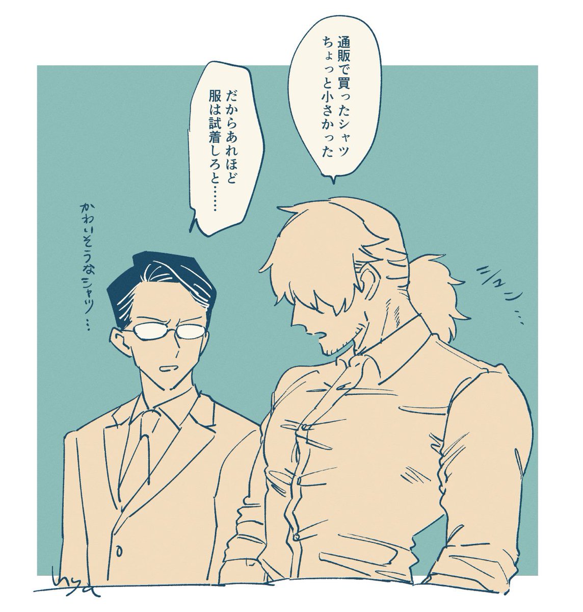 #創作 #hya_sousaku
先輩はムキムキで通販が下手 