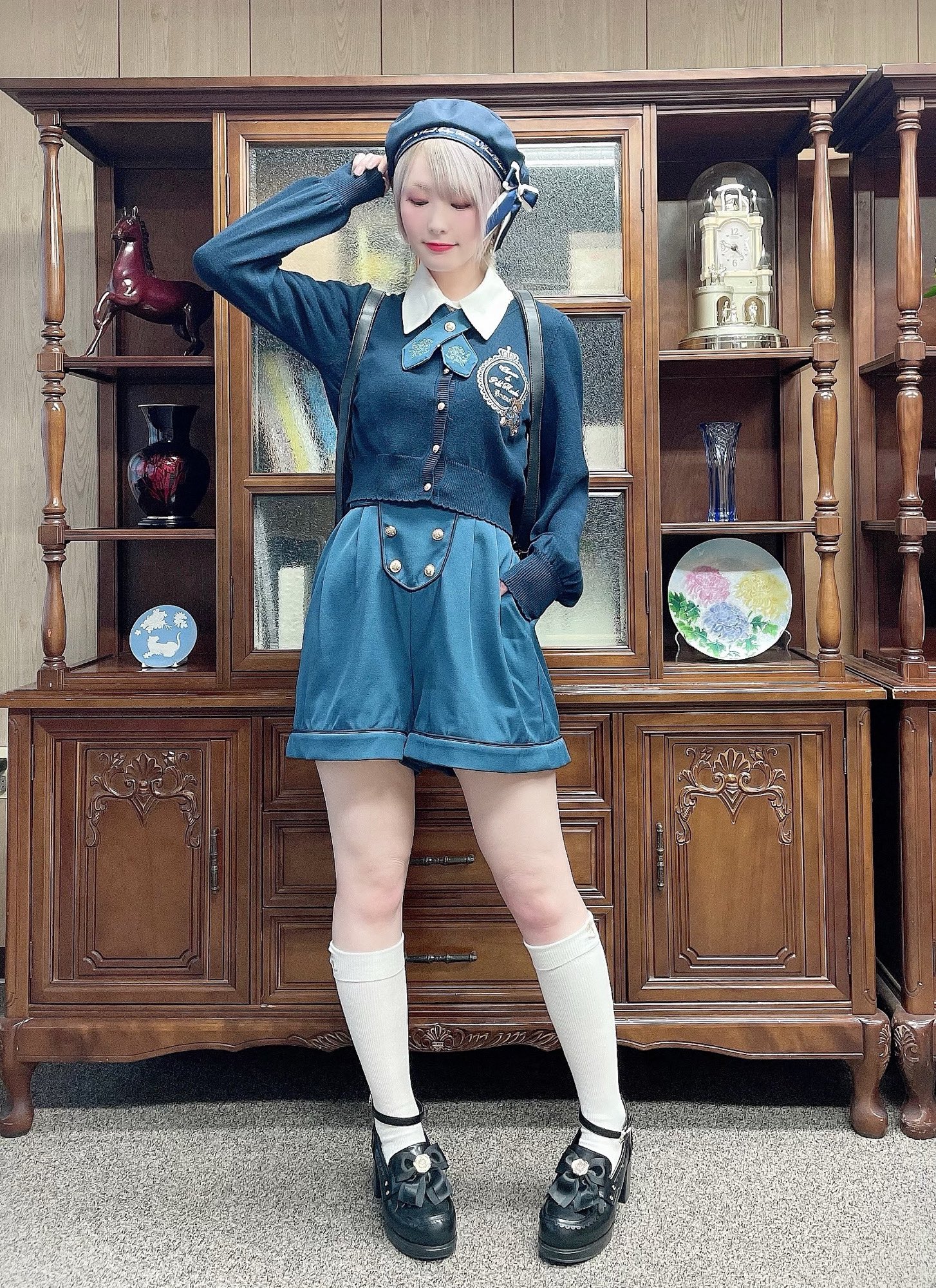 Amavel Classic Schoolシリーズ ブラウスとショートパンツ Amavel Classic Schoolシリーズ ブラウスとショートパンツ