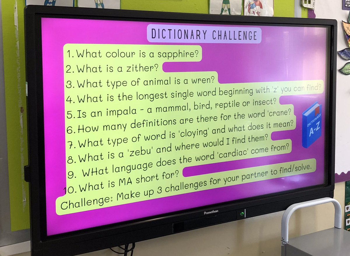stserfs7's tweet photo. Yesterday we were brushing up on our dictionary skills by competing against each other! This is such an important skill and everyone managed to complete the challenge 📚 https://t.co/VQqyjWLW6M