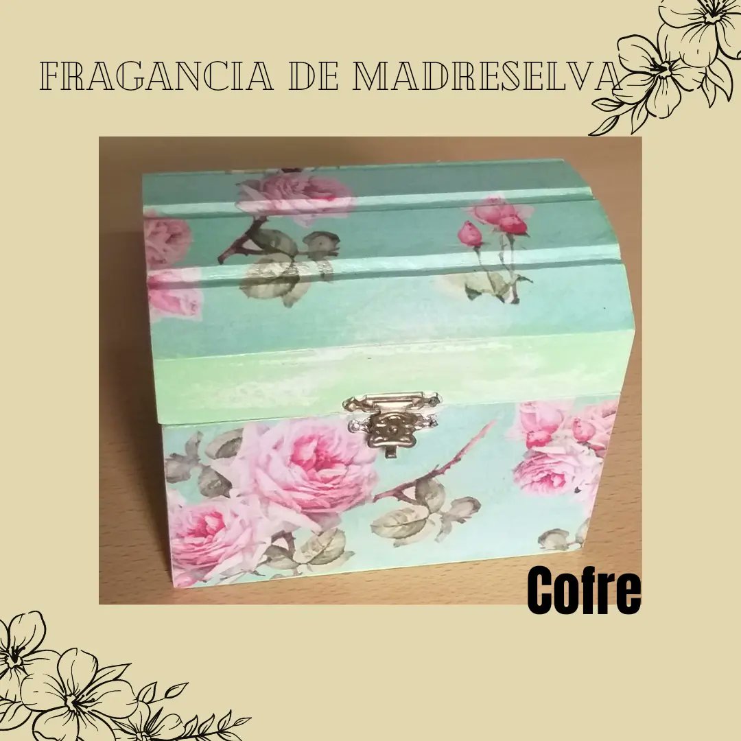 PatyMeoqui's tweet photo. ｡◕‿◕｡ C O F R E 

🥰 Un hermoso  Cofre para organizar esos detalles que querés tener cerquita🙂 

✔️ Técnicas decoupage y decapado
✔️ Medidas 14x10x10
✔️ Disponible entrega inmediata
🌹Para un regalo especial
#regalosartesanales #regalosúnicos  #cofres #fraganciademadreselva https://t.co/Di3KLDMymJ