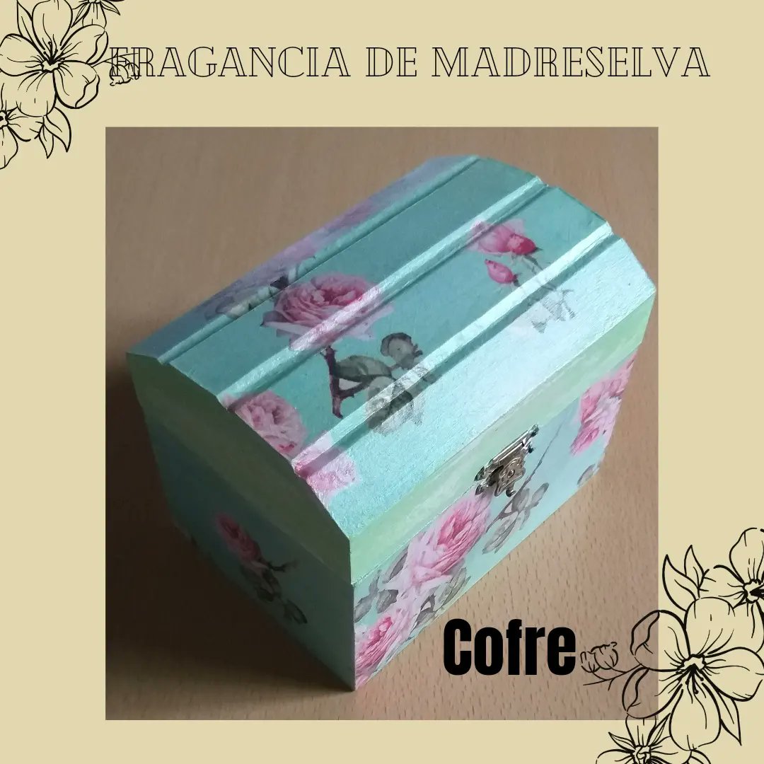 PatyMeoqui's tweet photo. ｡◕‿◕｡ C O F R E 

🥰 Un hermoso  Cofre para organizar esos detalles que querés tener cerquita🙂 

✔️ Técnicas decoupage y decapado
✔️ Medidas 14x10x10
✔️ Disponible entrega inmediata
🌹Para un regalo especial
#regalosartesanales #regalosúnicos  #cofres #fraganciademadreselva https://t.co/Di3KLDMymJ