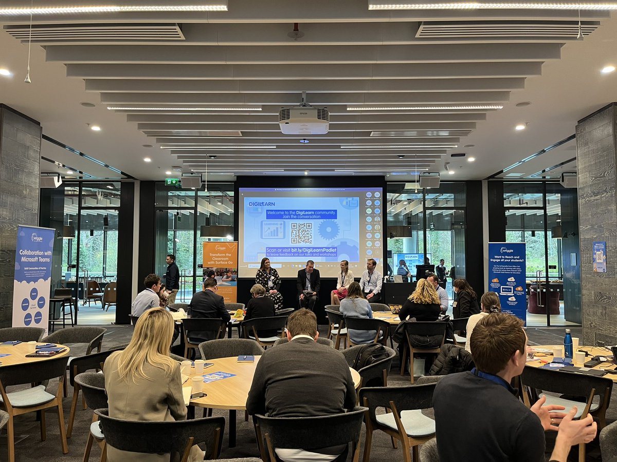 Gowriggle's tweet photo. Panel discussion on developing a dynamic digital learning plan ✅ #DigiLearn22 #DigiLearnMicrosoft @SarahGibbons33 @mhallissy @kateingalway @BCCNS_STEAM https://t.co/MSsZtZOCet