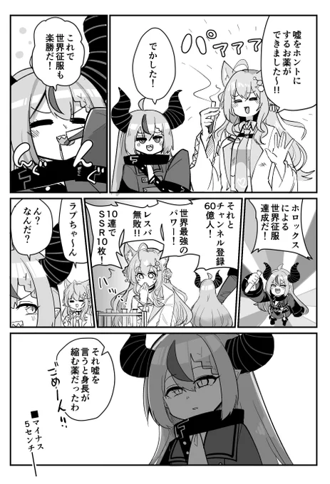 エイプリルフールの秘密結社 #laplus_artdesu #こよりすけっち 