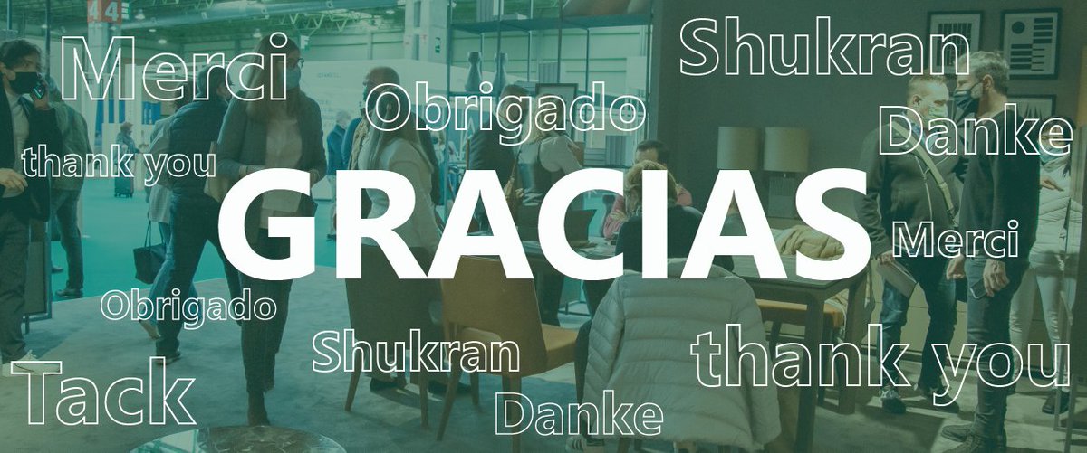 Seguimos recibiendo feedback muy positivo por parte de nuestros expositores, agentes comerciales, asociaciones, etc.. y felicitaciones de esta 8ª edición de Feria del Mueble.
Vuestro apoyo, sin ninguna duda, ha sido esencial en una edición tan complicada como la que hemos tenido