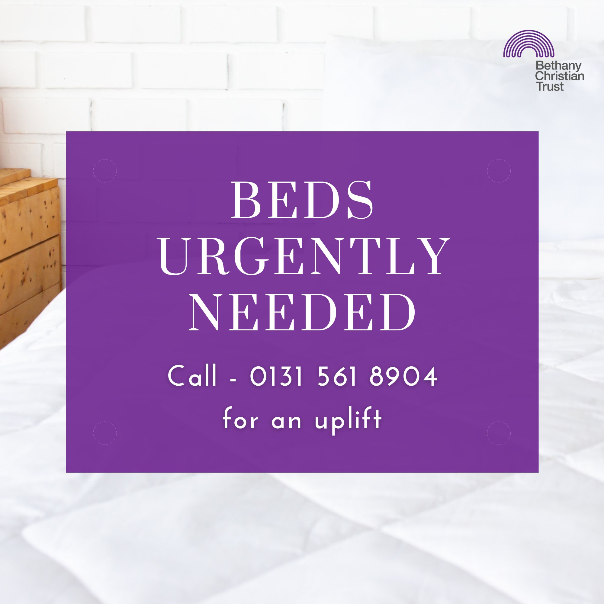 Bethany Christian Trust on Twitter "Your old bed could mean a fresh