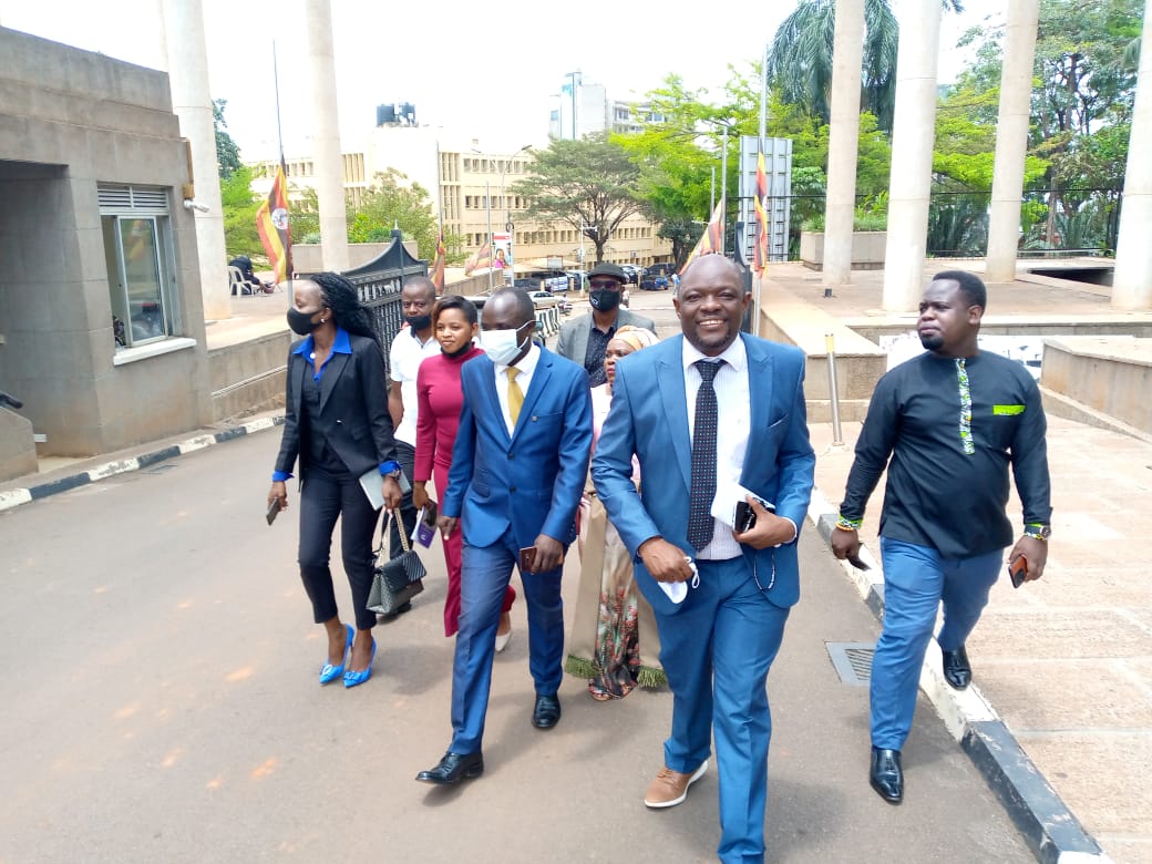 NCFUganda's tweet photo. Today the leadership of the Arts paid there last respects late Rt Hon @JacobOulanyah, We fondly remember him n hold him in high esteem for modernizing Copyright Act 2006. The current legislation nids amendment to include Private Copy Levy (PCL) and the @WIPO internet treaties. https://t.co/iCL6N1sgFx