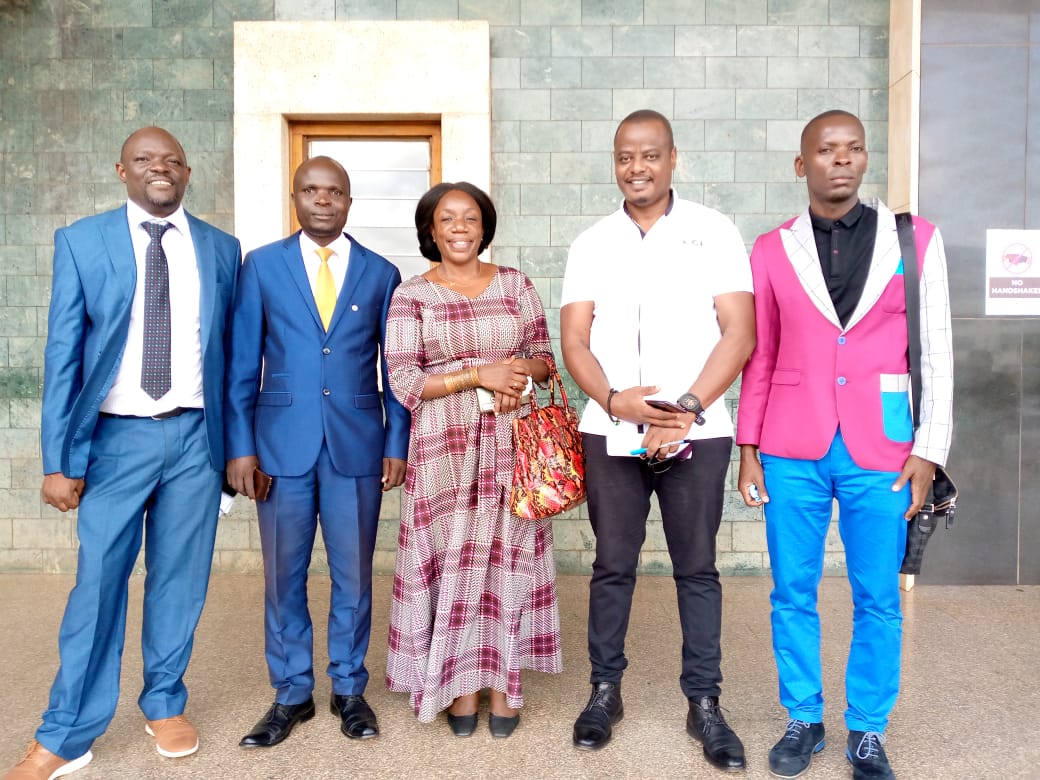 NCFUganda's tweet photo. Today the leadership of the Arts paid there last respects late Rt Hon @JacobOulanyah, We fondly remember him n hold him in high esteem for modernizing Copyright Act 2006. The current legislation nids amendment to include Private Copy Levy (PCL) and the @WIPO internet treaties. https://t.co/iCL6N1sgFx