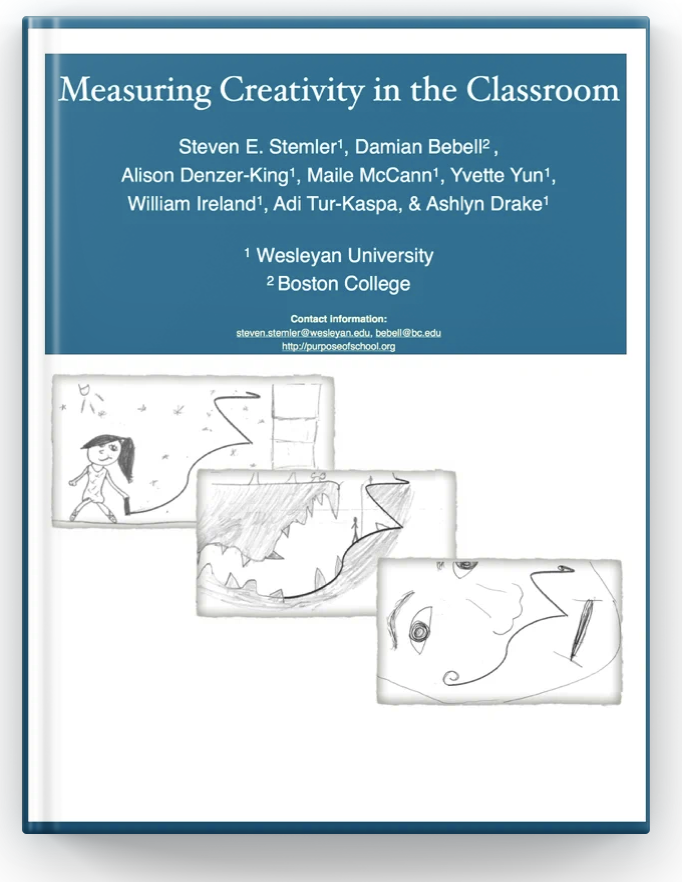 RESOURCE ALERT #AppleEDULeaderChat 
Although many schools focus their data and research efforts on academic and cognitive outcomes, Dr. Steve Stemler and I collected some fun resources for schools interested in "Measuring Creativity in the Classroom":

books.apple.com/us/book/measur…