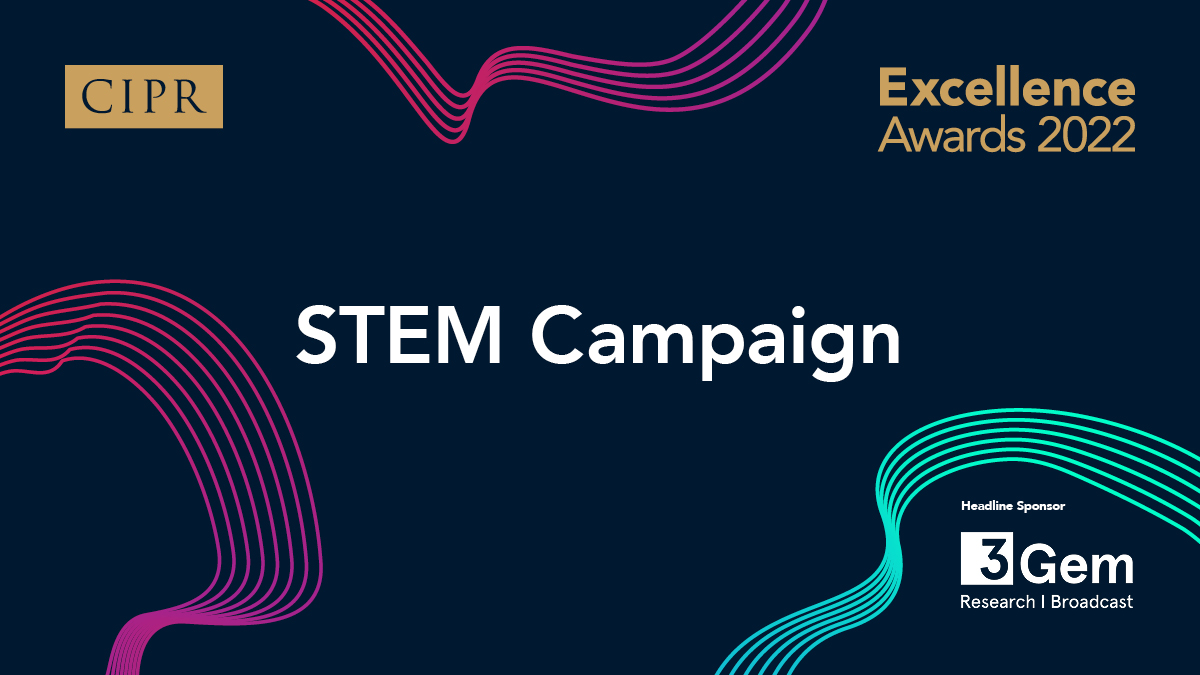 CIPR_Awards's tweet photo. Well done to @TFDThinkFeelDo @libertycomms @redprnews @7_consultancy @WSScotland @SpringerNature @metamorphicpr @BAS_News - you’re all on the 2022 #CIPRexcel STEM Campaign shortlist. Congratulations! https://t.co/RlFdoTQFaC