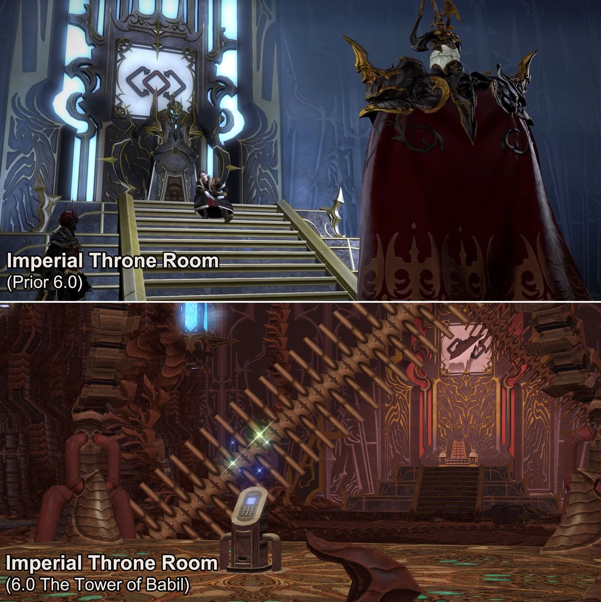 trustinsighters's tweet photo. The Tower of Babil - Imperial Throne Room
#EndwalkerSpoilers https://t.co/WcRpVcyvrs