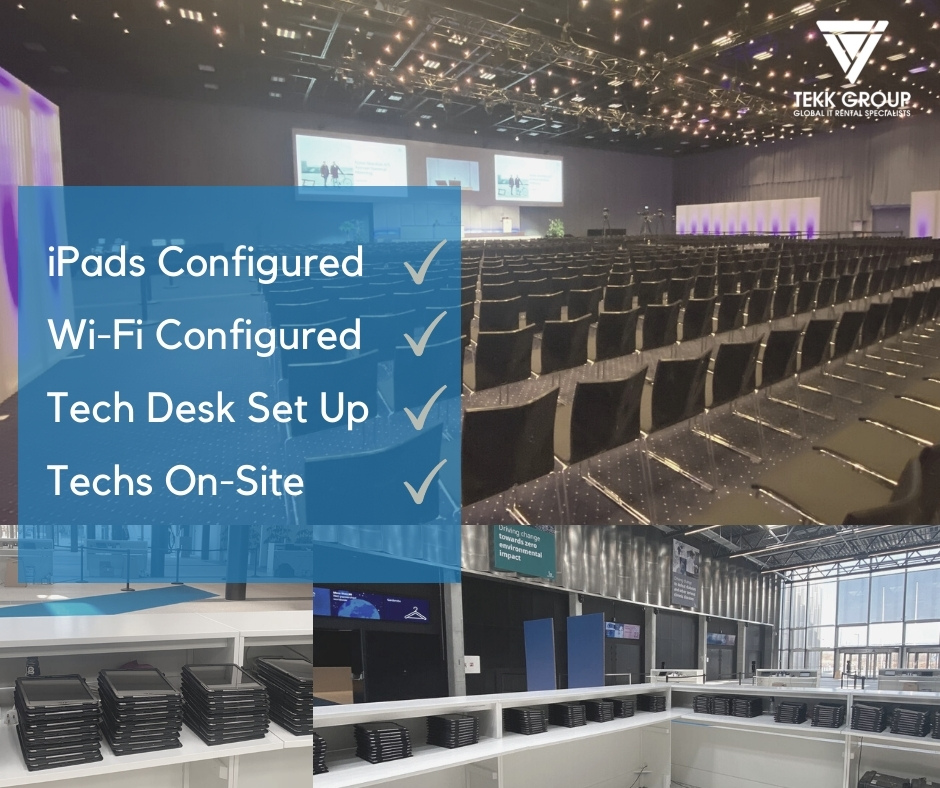 thetekkgroup's tweet photo. #ThrowbackThursday to last week in #Denmark for a very special event. iPads and Wi-Fi set up on-site configured by our techs who were on the ground to help run the tech at the event. #Eventprofs #EventTech #Tekklife #LiveEvents https://t.co/NbsQr2xbil