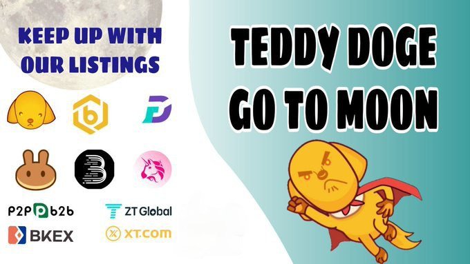 🔰 Teddy Doge Airdrop 
🎁 Reward Pool: 1,000,000 $TEDDY
👥 Referral: Top 100 Referrals
🧶 Rate: ⭐️⭐️⭐️⭐️⭐️
🗓 Distribution Date: 1st May, 2022

📚 Airdrop Link: t.me/OfficialTeddyD…

📡 Website: teddydoge.finance #AirdropRampage