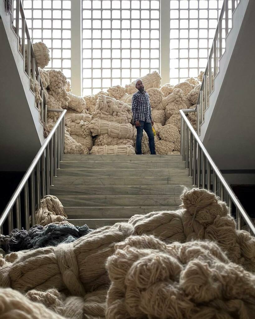 Guess who is on the road again and stepping up his photography skills! Our very own <a href="/rughunter/">lance hirst</a> is in India looking for the most beautiful handmade rugs to bring back to the U.K. Follow him to know more about how rugs are made, finished, and selected! From loom to room. 

#Ha…