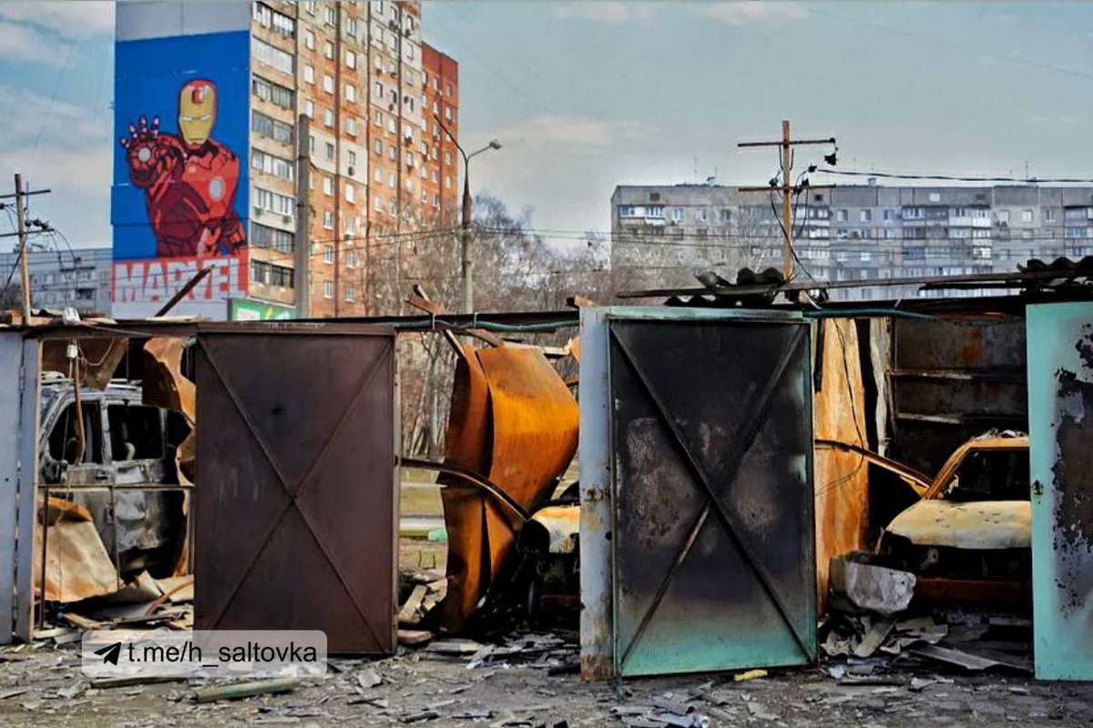 imaximay's tweet photo. #Kharkiv💔Ukraine's second most populous city.
In 35 days, a total of 1531 facilities in Kharkiv were destroyed, including 1292 houses. The #RussianArmy 
destroyed 76 schools, 54 kindergartens, 16 hospitals. In ruins - 239 office buildings. #UkraineWar #UkraineWillResist #Marvel https://t.co/xCuDKd81Re