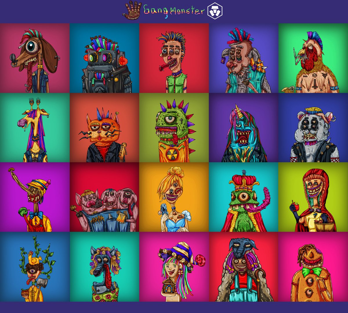 eggaround1's tweet photo. Gang Monster(GM)!
Welcome to my world.
Every character is unique.
Every set has 10 characters.
https://t.co/ksoL1MkMdp
#NFTs #NFTCommunity #NFTdrop #NFTshill #nft #GM
#GangMonster #nftcollector #NFTartist #Cryptoart #Cryptocom https://t.co/LkyeuZxJID
