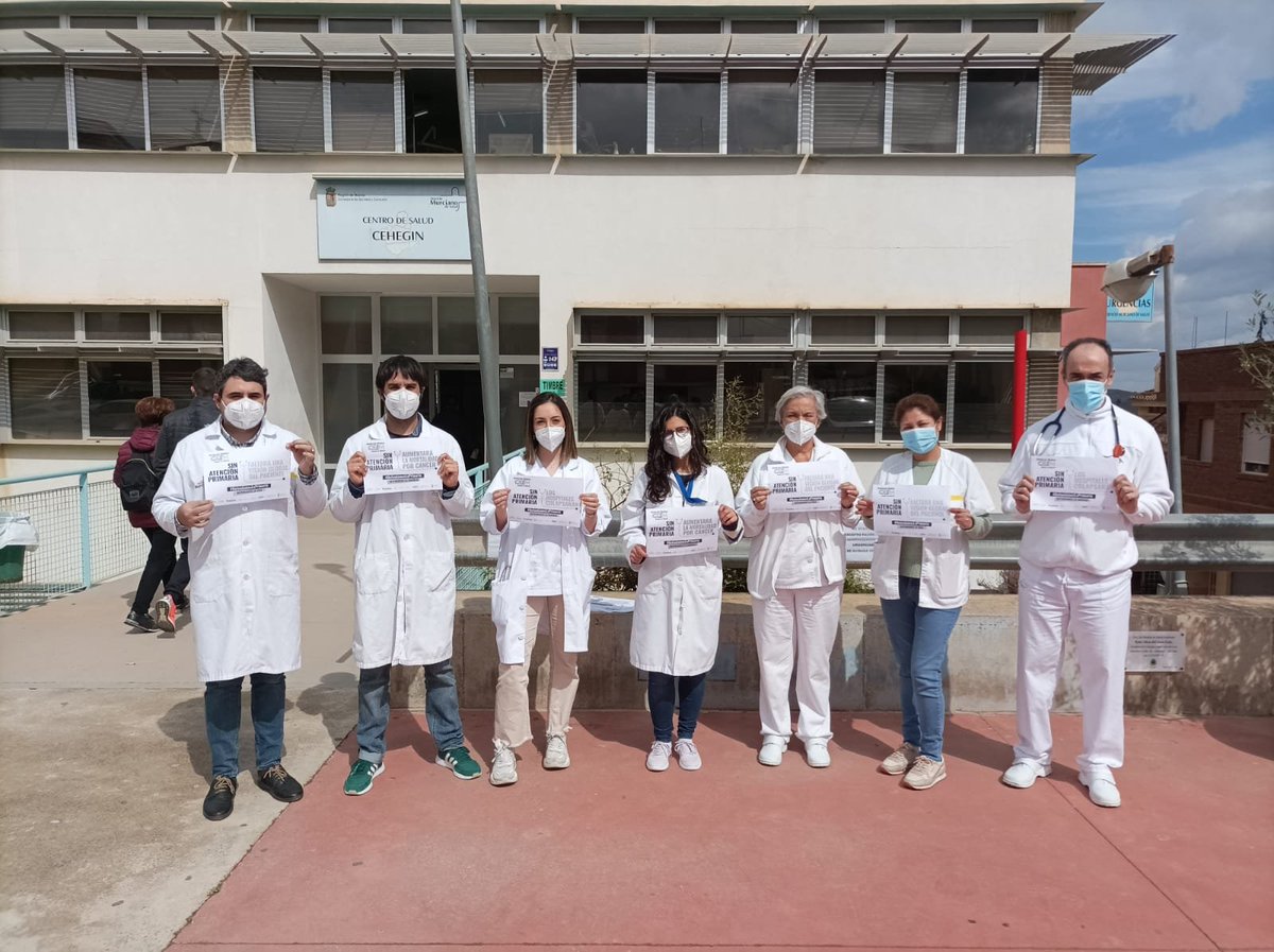 cesmmur's tweet image. 🟢🟢Los compañeros de los centros de #salud de #Barranda #Cehegín y #Caravaca @Area4Noroeste 

Más apoyos para la #AtenciónPrimaria y las reivindicaciones para una atención sanitaria de calidad 

#CESMPrimaria🆘 

@cesm_sindicatos
