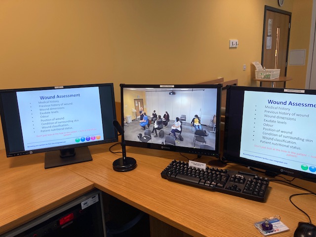 TeamTissue's tweet image. General wound care training with TVN Emma Bann. Thank you to all who attended and thank you Walsall IT for the new hardware which will shortly allow us to broadcast our training sessions via teams #walsallhealthcare #walsallmlcc #mededwalsall #woundcare #tissueviabilty #waslall