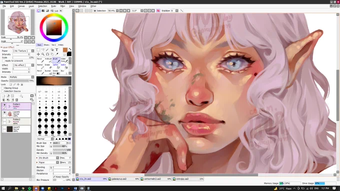 commission wip ~~ 