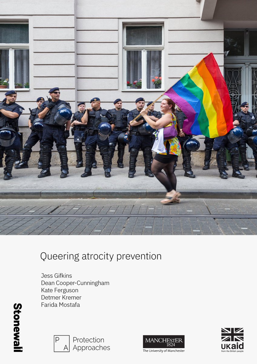 WordsAreDeeds's tweet photo. It's publication day🍾🏳️🌈🏳️⚧️🕊️
@JessGifkins @WhereisDean @DetmerYens @faridakrh have worked so hard on this
📖https://t.co/fDbukKj09C
And I love the serendipity of publishing on #TransDayOfVisibility
Am v proud of this one❤️🧡💛💚💙💜
#QueeringAtrocityPrevention #QueeringR2P https://t.co/N4XaJUEgjw
