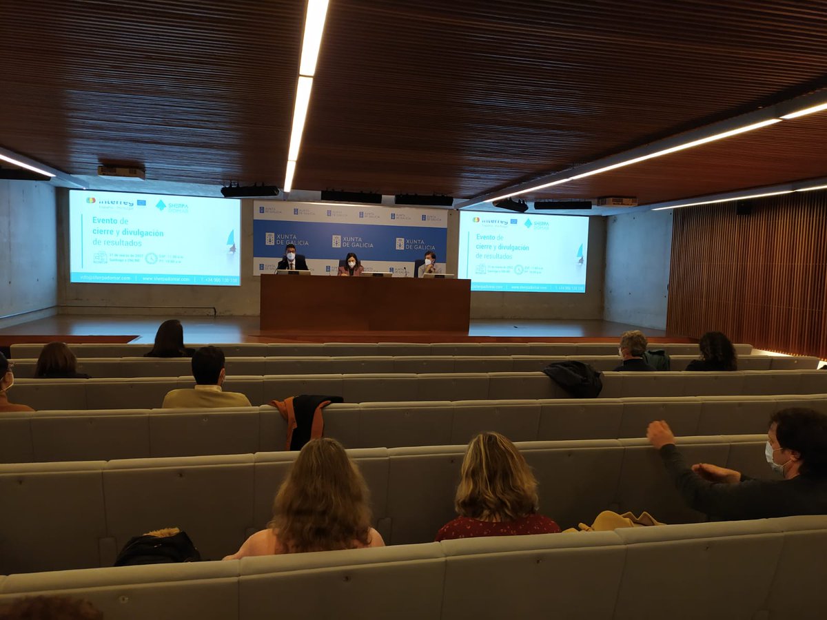 👥Hoxe acollemos o evento de peche e difusión de resultados do proxecto <a href="/poctep/">Interreg España-Portugal</a> Sherpa do Mar. 

<a href="/sherpadomar/">Sherpa do Mar</a> <a href="/campusdomar/">Campus do Mar</a> <a href="/uvigo/">Universidade de Vigo</a> <a href="/UniversidadeUSC/">USC</a> <a href="/UDC_gal/">Universidade da Coruña</a> <a href="/zonafrancavigo/">Zona Franca Vigo</a> <a href="/uptecporto/">UPTEC</a> <a href="/UPortoInovacao/">U.Porto Inovação</a> <a href="/CiimarUp/">CIIMAR-UP</a> <a href="/forumoceano/">Fórum Oceano</a> <a href="/galiciacrece/">Galicia Crece</a> <a href="/Xunta/">Xunta de Galicia</a>