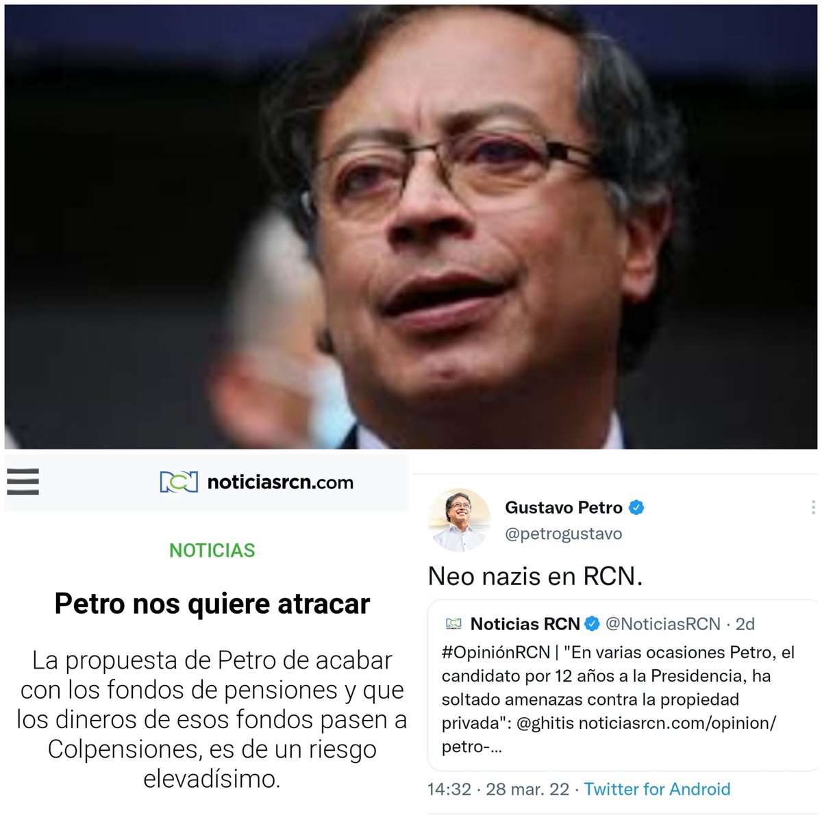 jciragorri's tweet photo. ¿Cómo calificar la actitud de @petrogustavo frente a algunos medios de comunicación en Colombia? Responde hoy en @elpost desde Bogotá el columnista y analista @CarlosCortes. Óigalo aquí: https://t.co/OVdkUMg1yc https://t.co/H52Ujo6Y07