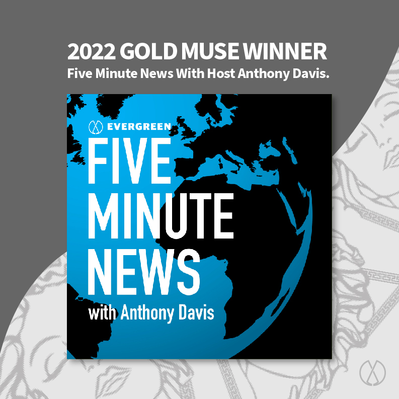 StreamEvergreen's tweet photo. A HUGE #congratulations to Five Minute News for winning a GOLD MUSE award! We are so proud to have you as a part of the Evergreen family.
#MUSE #MUSEWinner #2022MUSEAWARD #podcast #podcasting #MUSEweek https://t.co/LUiXR8KTq2