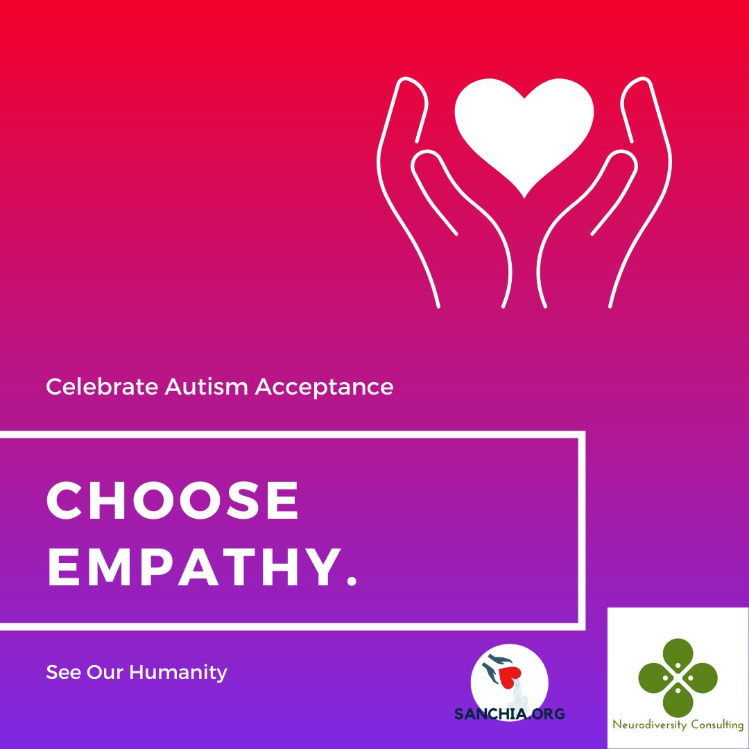 sanchia_org's tweet photo. It's about to be that time of year again. Celebrate autism acceptance by choosing empathy for those who are different and seeing the humanity of everyone around you.
#LifeFantastic #TheseLivesMatter #AutismAcceptance #WorldAutismDay #Neurodiversity https://t.co/FiRsJeGPXN