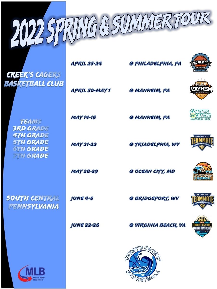 🚨 2022 schedule release‼️