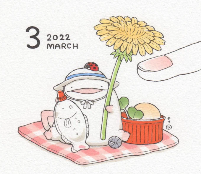 オオサンショウウオ、3月まとめ🍀 #今月描いた絵を晒そう 
来月もまたまんがを更新したいです! 
