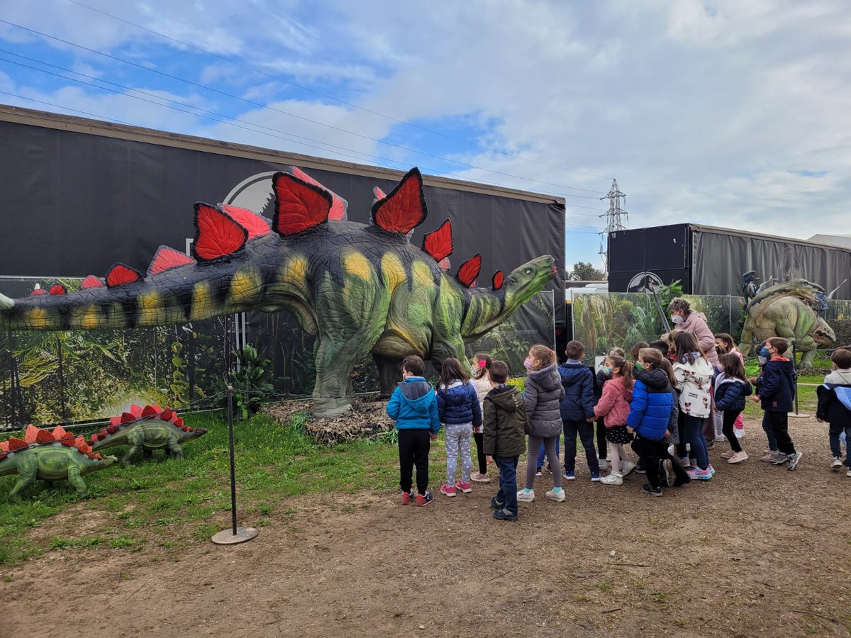 Hoy nuestro alumnado de infantil de 5 años ha disfrutado de una magnífica mañana en compañía de los dinosaurios.