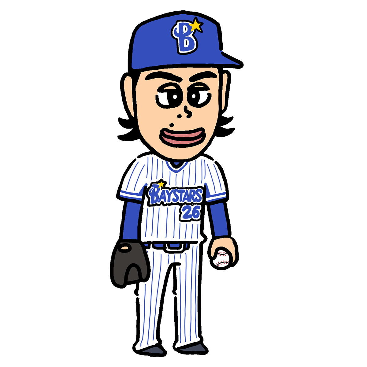 「今日はこの2人 #baystars 」|みずしな孝之「きりもやびより」5巻（最終巻）は4/21発売のイラスト