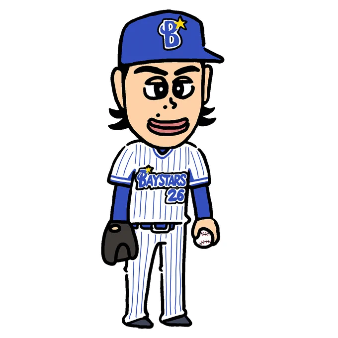 今日はこの2人 #baystars 