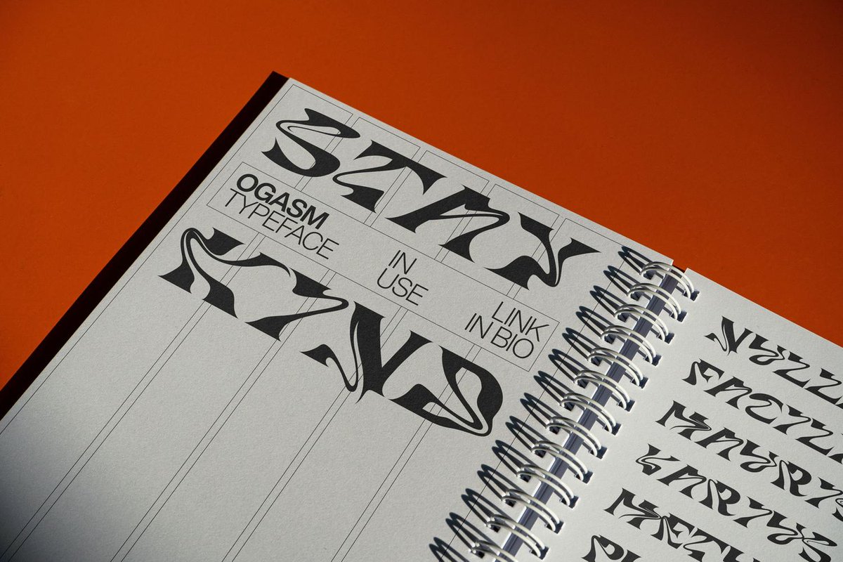 Mbabawan's tweet photo. Experimental #fonts designed by the French #graphic #designer Jules Bigot. 
👉 https://t.co/6PzXN8HZt5 https://t.co/NspO4X2Qrp