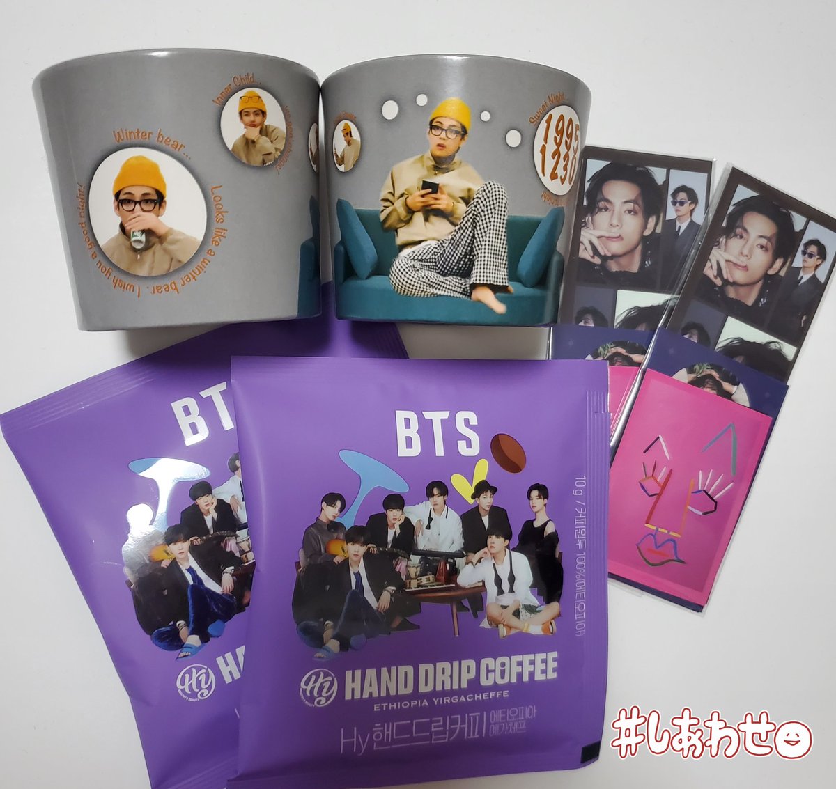 注文してた ぽやぽやテテのカプホ＆BTSのドリップコーヒー届いた💕

可愛すぎて ずっと見てられる😍

<a href="/b1r_go/">B1R CAFE GO</a>様 ありがとうございました🙇🏻‍♀️