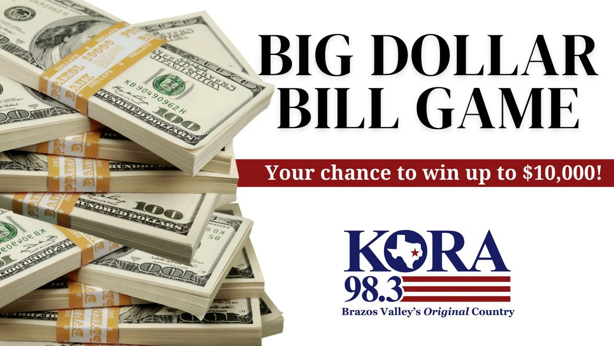 WHO WANTS TO WIN $10,000?? (Literally everyone)

Don't miss your chance to win the BIG DOLLAR BILL GAME!
Check out the details and rules of the game now at buff.ly/3iQobQo