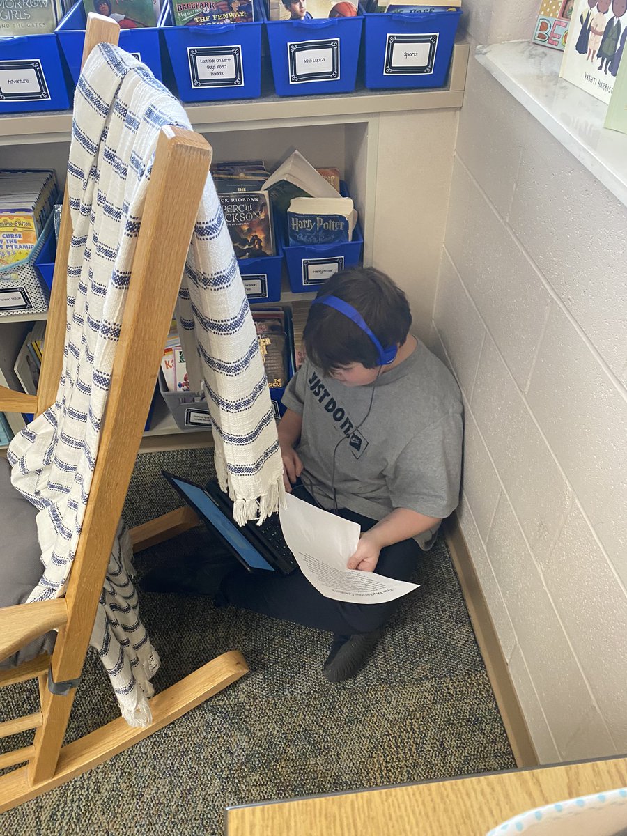 After writing and typing figurative language stories, students recorded their stories on FlipGrid. Students loved listening to their peers’ creative stories, as did I!