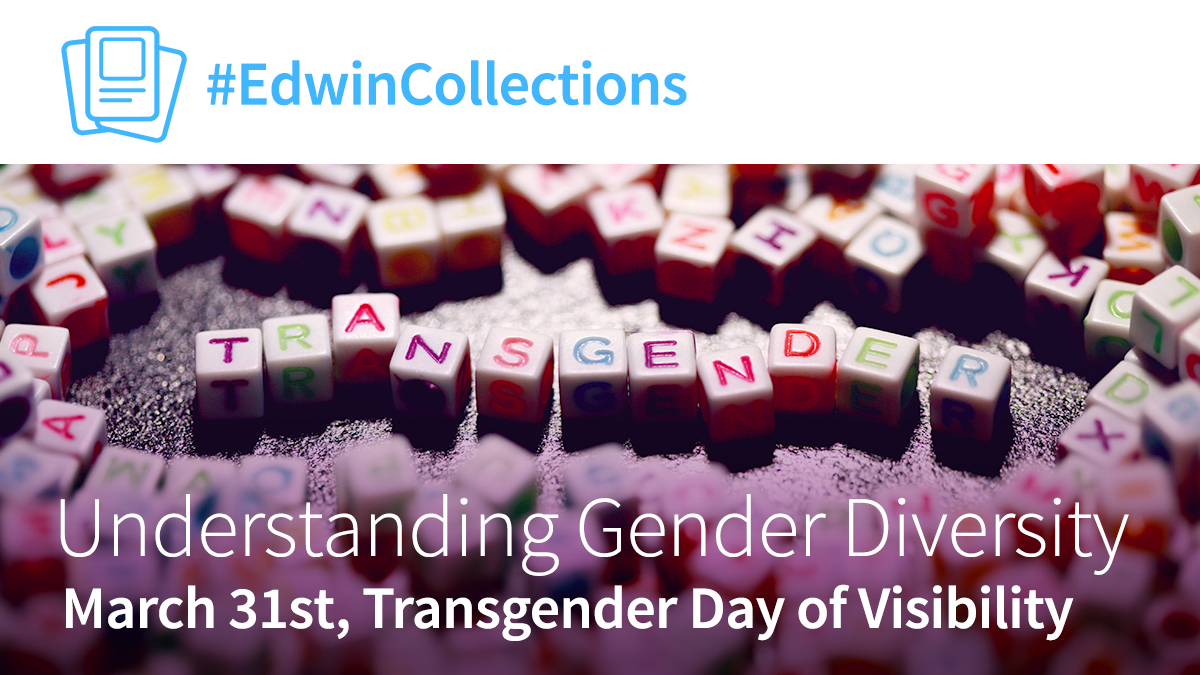 EdwinClassroom's tweet photo. March 31st is International Transgender Day of Visibilityโa day to celebrate the transgender community and raise awareness about discrimination they may face. Use this #EdwinCollection to learn about gender identity and gender expression. #TDOV #TDOV2022
https://t.co/xGlYO9HaBG https://t.co/WO9hZFlx7q
