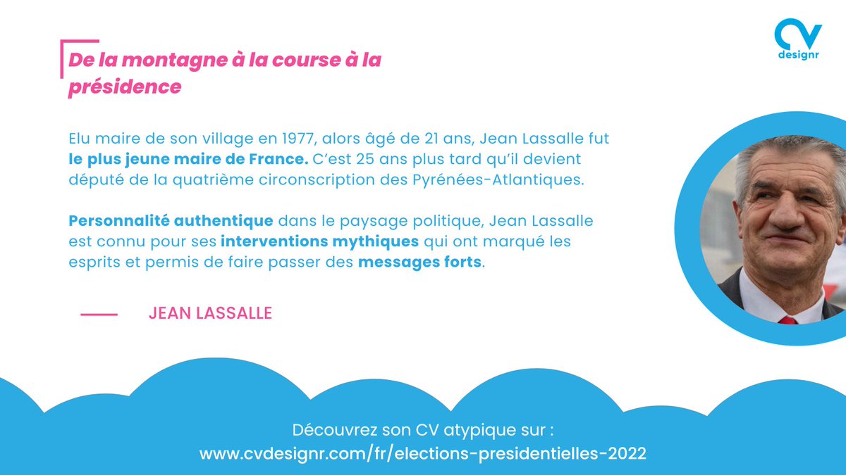 CvDesignR's tweet photo. Découvrez les profils atypiques de 3 candidats à la présidence de la République et comment les valoriser sur un CV 📝
Pour parcourir les CV des 12 candidats c'est ici 👉 https://t.co/4ntWtLAV8C
#CVDesignR #ParcoursAtypique #Presidentielle2022 #Elections #Vote #Candidat #France https://t.co/ZNgSKhxK5M