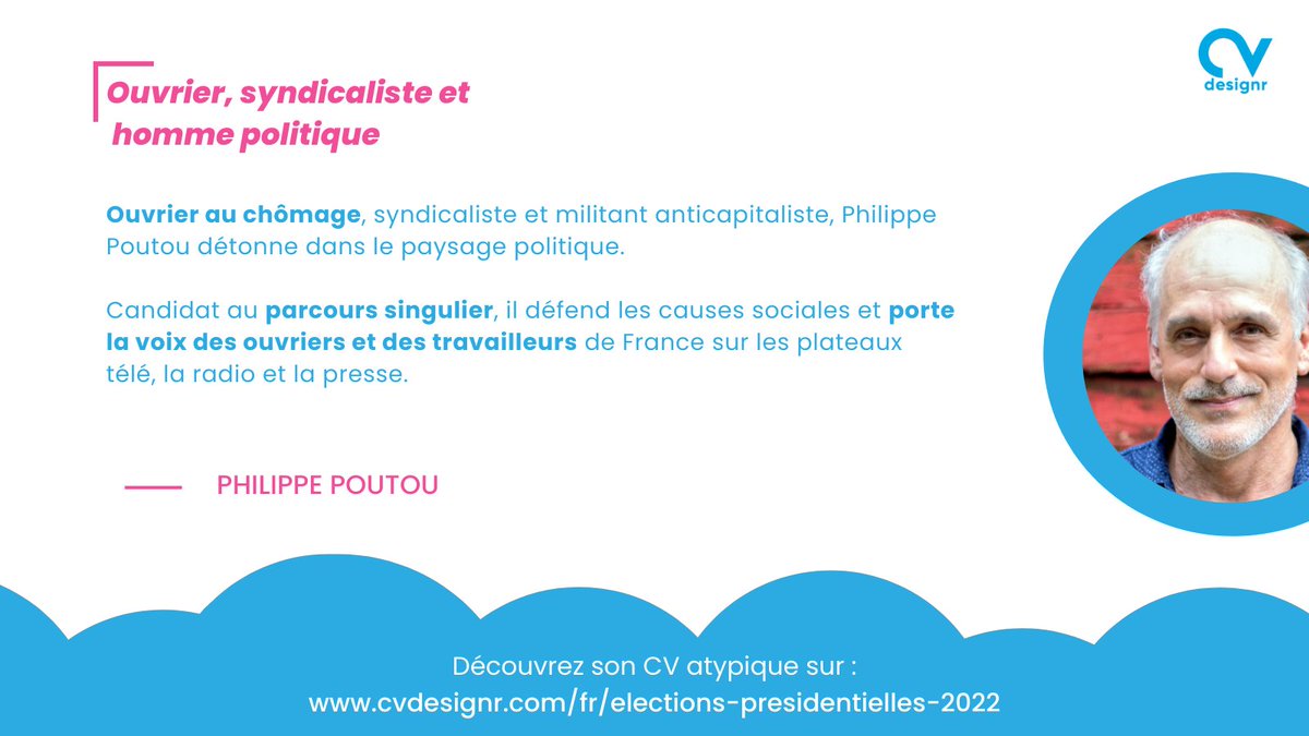 CvDesignR's tweet photo. Découvrez les profils atypiques de 3 candidats à la présidence de la République et comment les valoriser sur un CV 📝
Pour parcourir les CV des 12 candidats c'est ici 👉 https://t.co/4ntWtLAV8C
#CVDesignR #ParcoursAtypique #Presidentielle2022 #Elections #Vote #Candidat #France https://t.co/ZNgSKhxK5M