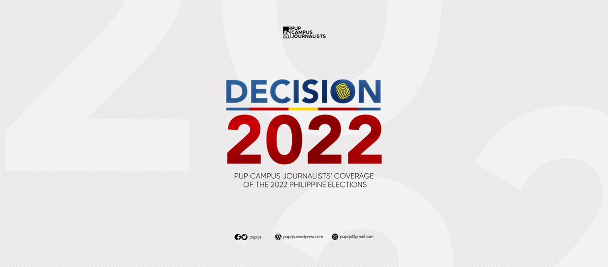 pupcjs's tweet photo. As we are nearing the May 9 elections, the battle to uncover the realities on ground become more persistent. The sanctity of elections should always be upheld. With truth being the vanguard of honesty, the decision will be on the hands of the Filipino people. https://t.co/RNsmoKixzh